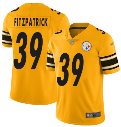 Pittsburgh Steelers #39 Minkah Fitzpatrick Gold Inverted Legend Jersey