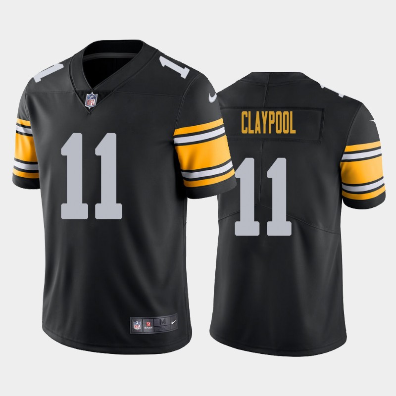 Pittsburgh Steelers #11 Chase Claypool Black Vapor Untouchable Limited Stitched Jersey