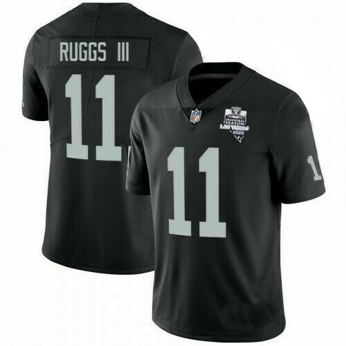 Raiders #11 Henry Ruggs III 2020 Inaugural Season Black Vapor Limited Stitched Jersey