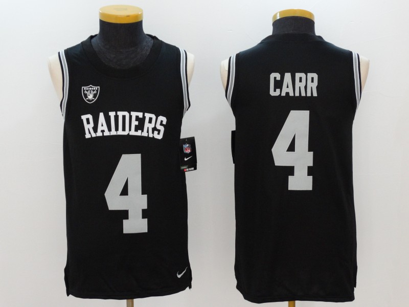 Raiders #4 Derek Carr Black Vapor Untouchable Player Limited Jersey