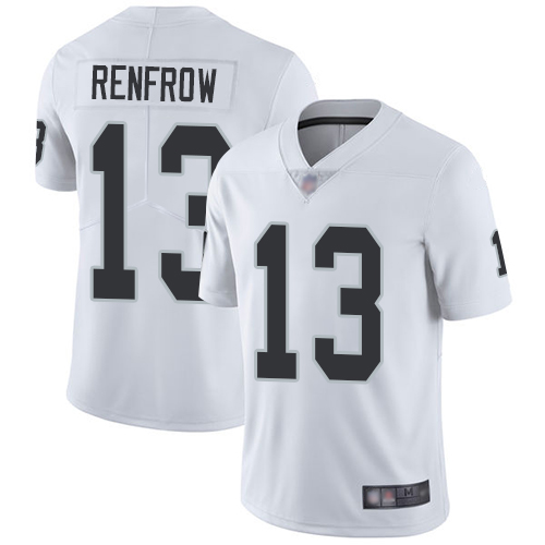 Raiders #13 Hunter Renfrow White Vapor Untouchable Limited Stitched Jersey
