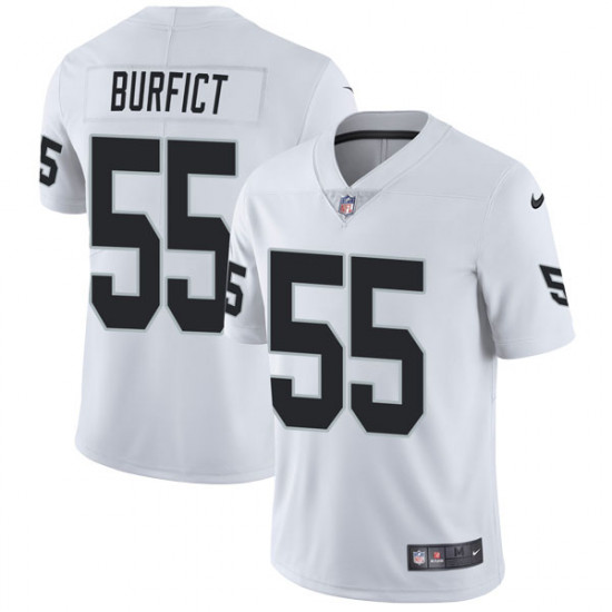 Raiders #55 Vontaze Burfict White Vapor Untouchable Limited Stitched Jersey