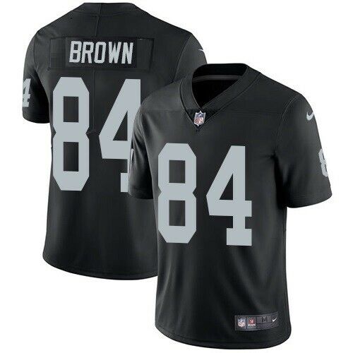 Raiders #84 Antonio Brown Black Vapor Untouchable Limited Stitched Jersey