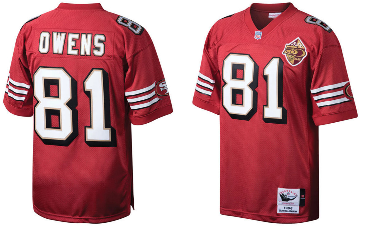 San Francisco 49ers #81 Terrell Owens 2020 Red Stitched Jersey