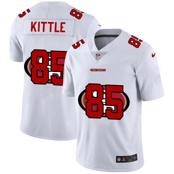 San Francisco 49ers #85 George Kittle White Stitched Jersey