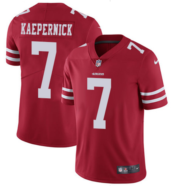 San Francisco 49ers #7 Colin Kaepernick Red 2018 Vapor Untouchable Limited Stitched Jersey