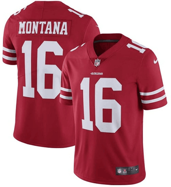 San Francisco 49ers #16 Joe Montana Limited Stitched Jersey