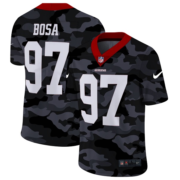 San Francisco 49ers #97 Nick Bosa 2020 Camo Limited Stitched Jersey