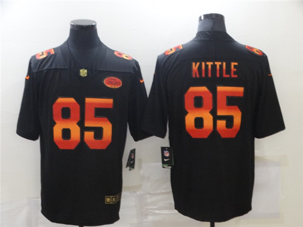 San Francisco 49ers #85 George Kittle 2020 Black Fashion Limited Stitched Jersey