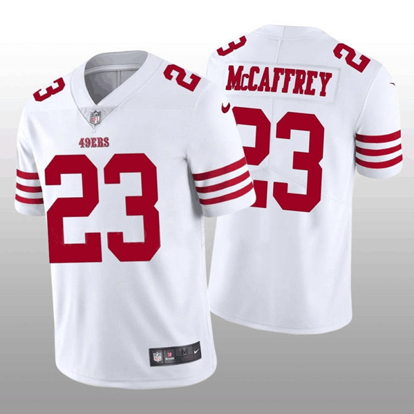 San Francisco 49ers #23 Christian McCaffrey White 2022 Vapor Untouchable Stitched Jersey
