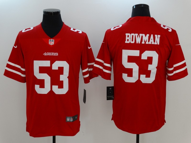 San Francisco 49ers #53 NaVorro Bowman Nike Scarlet Vapor Untouchable Limited Stitched Jersey