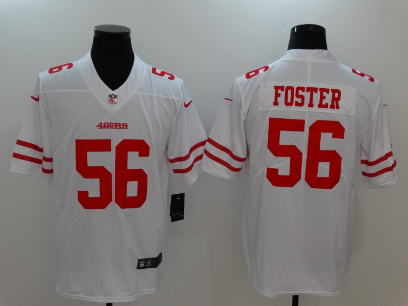 San Francisco 49ers #56 Reuben Foster White Vapor Untouchable Player Limited Jersey