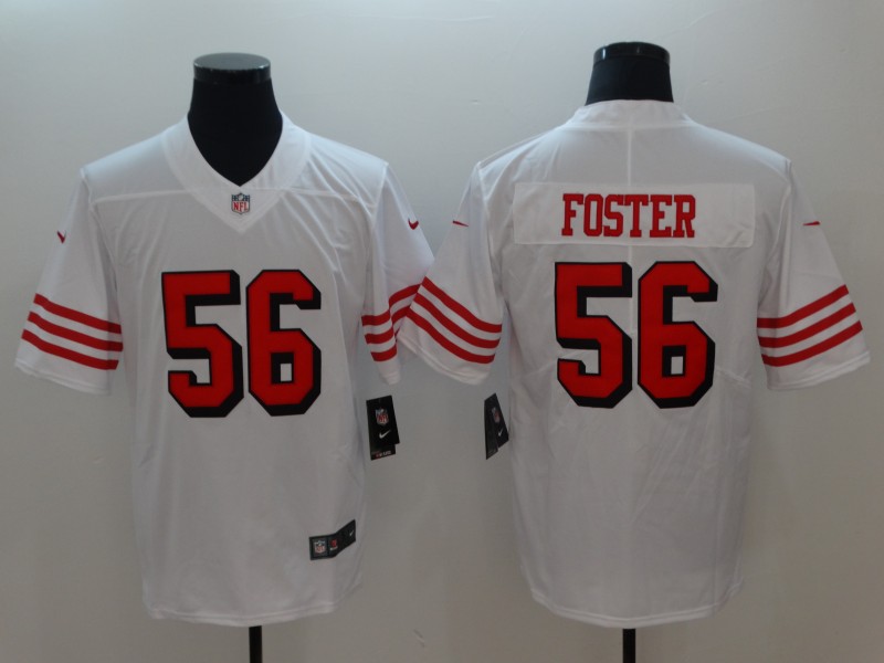 San Francisco 49ers #56 Reuben Foster White Untouchable Limited Stitched Jersey
