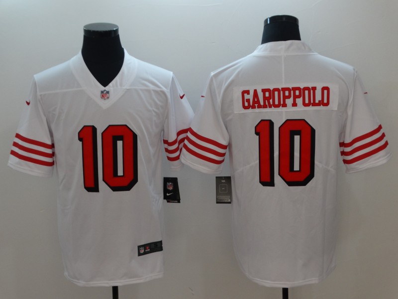 San Francisco 49ers #10 Jimmy Garoppolo Nike White Color Rush Vapor Untouchable Limited Stitched Jersey