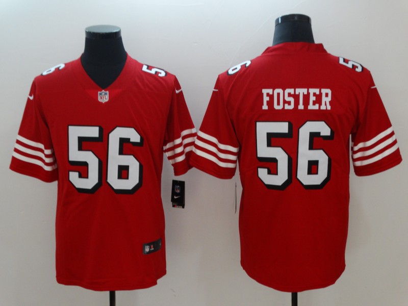 San Francisco 49ers #56 Reuben Foster Red 2018 Vapor Untouchable Limited Stitched Jersey