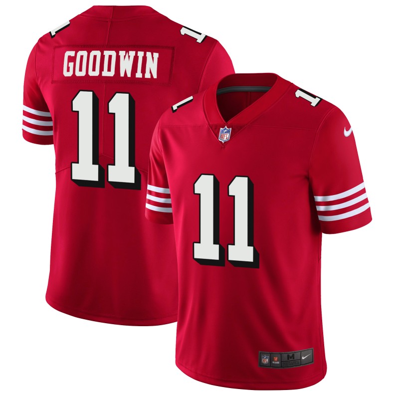 San Francisco 49ers #11 Marquise Goodwin Red 2018 Rush Vapor Untouchable Limited Stitched Jersey