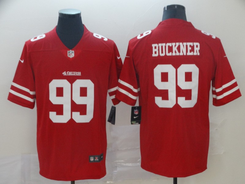 San Francisco 49ers #99 DeForest Buckner Red Vapor Untouchable Limited Stitched Jersey