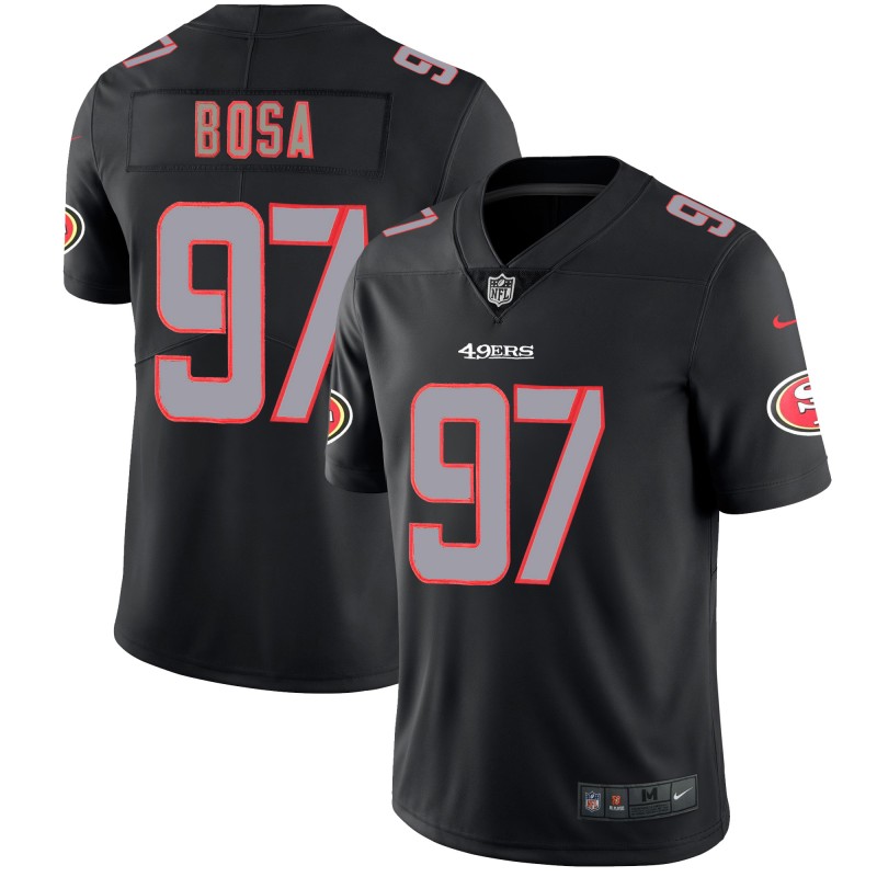 San Francisco 49ers #97 Nick Bosa Black Impact Limited Stitched Jersey