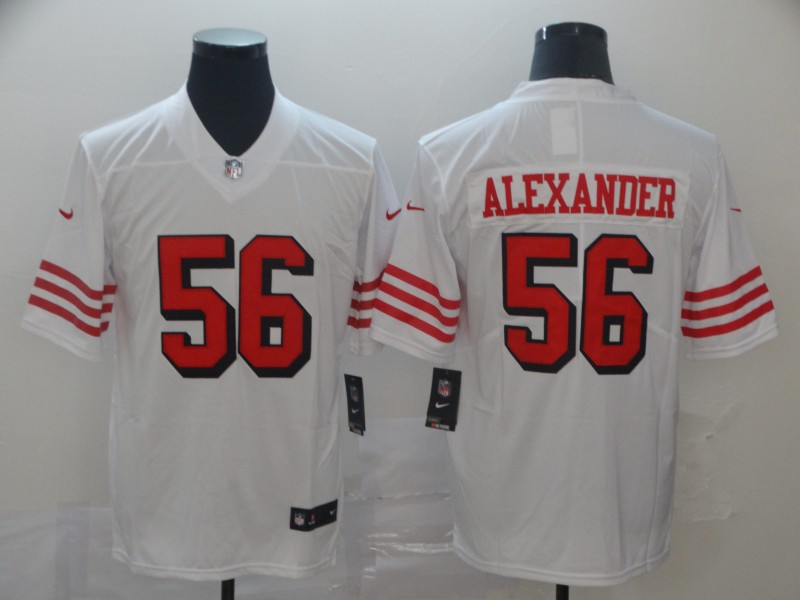 San Francisco 49ers #56 Kwon Alexander 2019 White Vapor Untouchable Limited Stitched Jersey