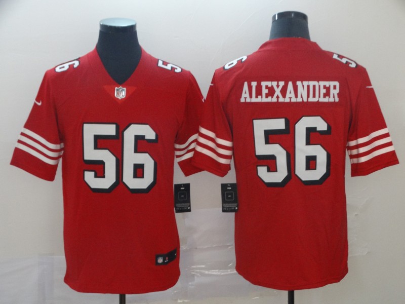 San Francisco 49ers #56 Kwon Alexander 2019 Red Vapor Untouchable Limited Stitched Jersey
