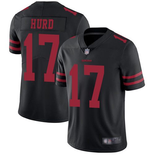 San Francisco 49ers #17 Jalen Hurd Black Vapor Untouchable Limited Stitched Jersey