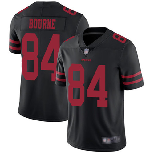 San Francisco 49ers #84 Kendrick Bourne Black Vapor Untouchable Limited Stitched Jersey