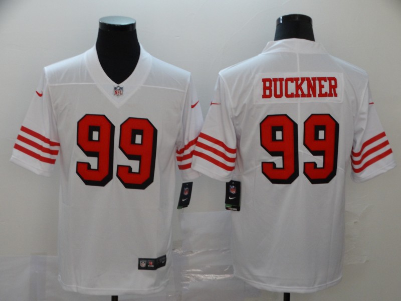 San Francisco 49ers #99 DeForest Buckner White Color Rush Limited Stitched Jersey