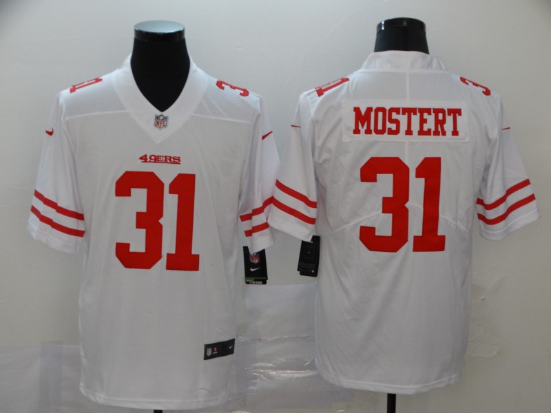 San Francisco 49ers #31 Raheem Mostert White Vapor Untouchable Limited Stitched Jersey