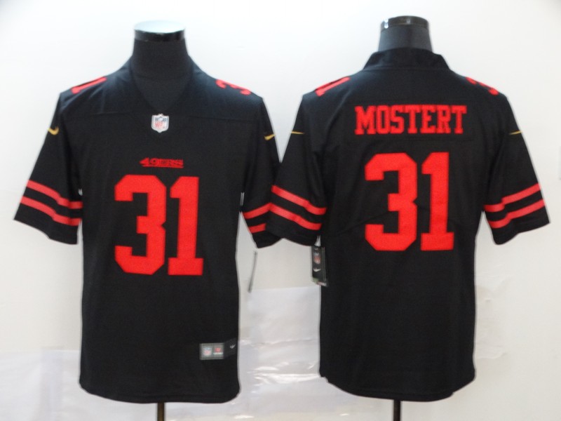 San Francisco 49ers #31 Raheem Mostert Black Vapor Untouchable Limited Stitched Jersey