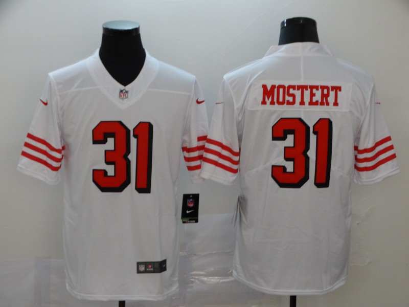 San Francisco 49ers #31 Raheem Mostert New White Vapor Untouchable Limited Stitched Jersey