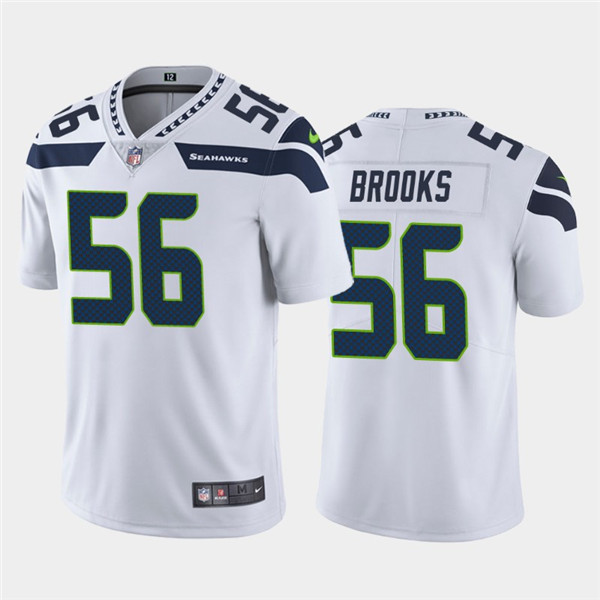 Seattle Seahawks #56 Jordyn Brooks White Vapor Untouchable Limited Stitched Jersey
