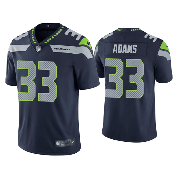 Seattle Seahawks #33 Jamal Adams Navy Vapor Untouchable Limited Stitched Jersey