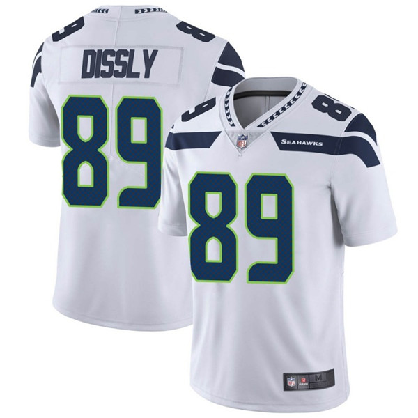 Seattle Seahawks #89 Will Dissly White Vapor Untouchable Limited Stitched Jersey