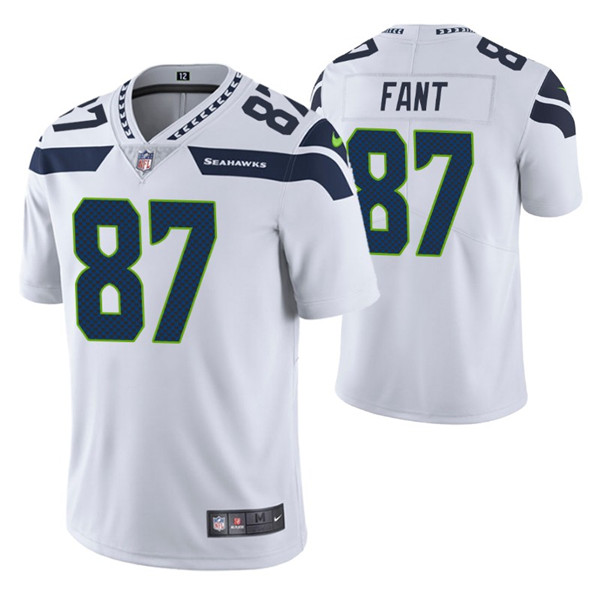 Seattle Seahawks #87 Noah Fant White Vapor Untouchable Limited Stitched Jersey