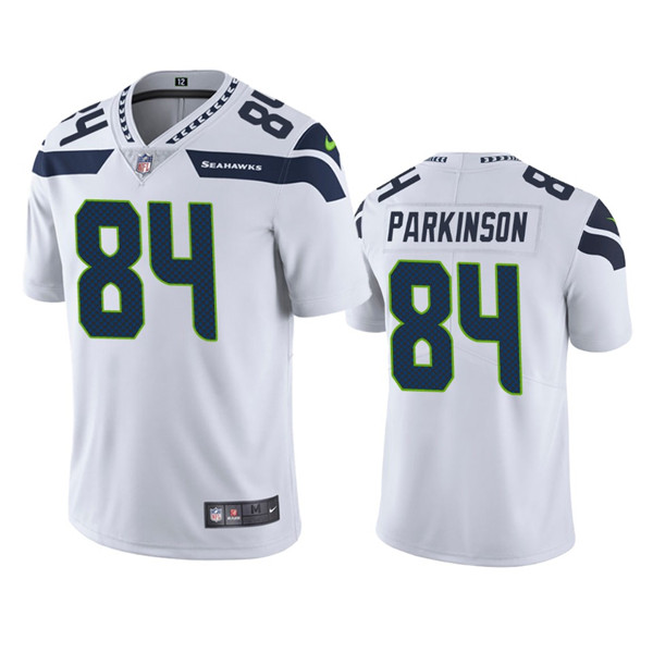 Seattle Seahawks #84 Colby Parkinson White Vapor Untouchable Limited Stitched Jersey