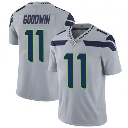 Seattle Seahawks #11 Marquise Goodwin Gray Vapor Untouchable Limited Stitched Jersey