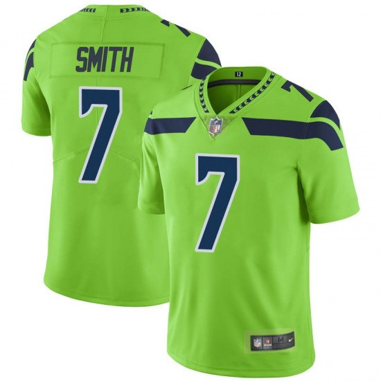 Seattle Seahawks #7 Geno Smith Green Vapor Untouchable Limited Stitched Jersey