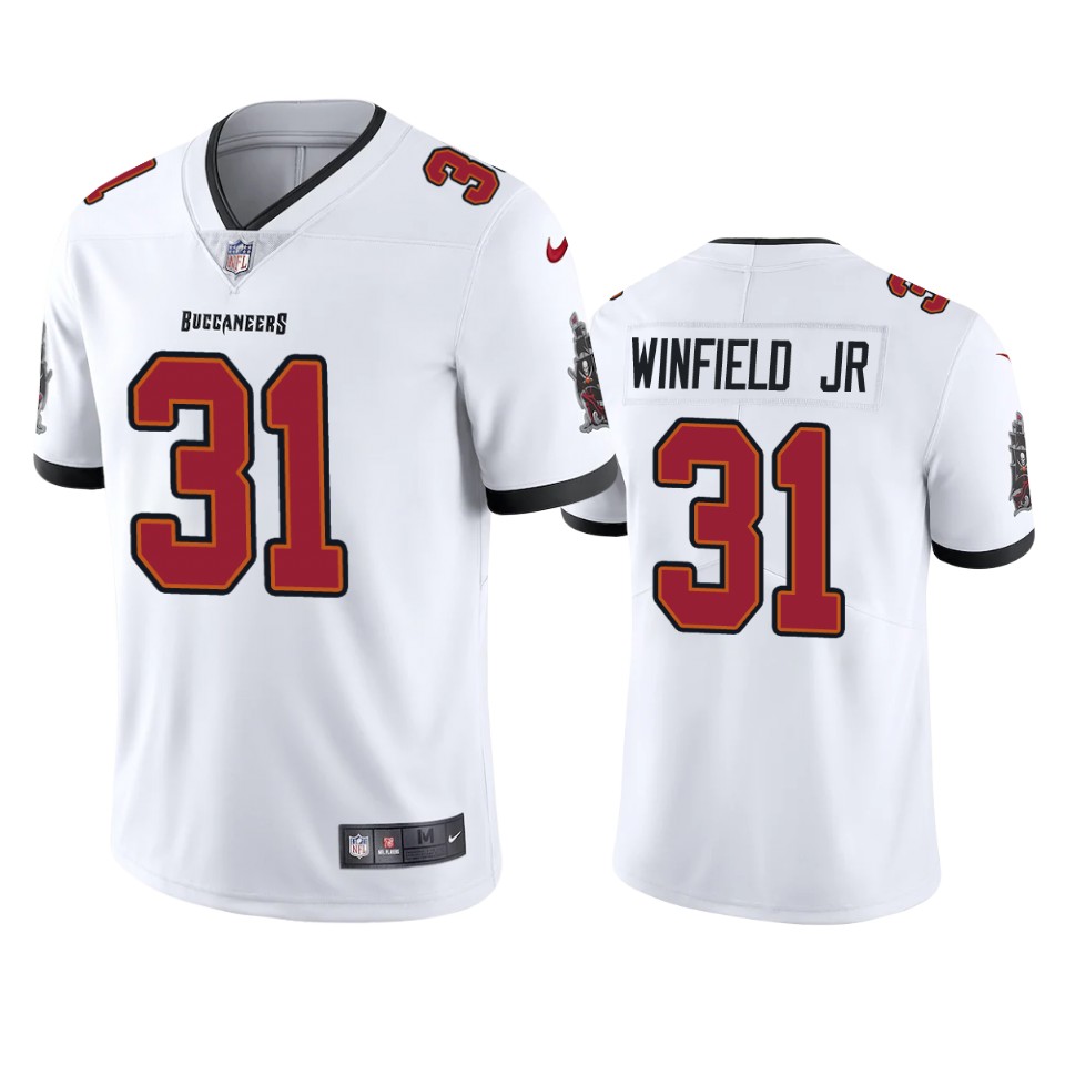 Tampa Bay Buccaneers #31 Antoine Winfield Jr. New White Vapor Untouchable Limited Stitched Jersey