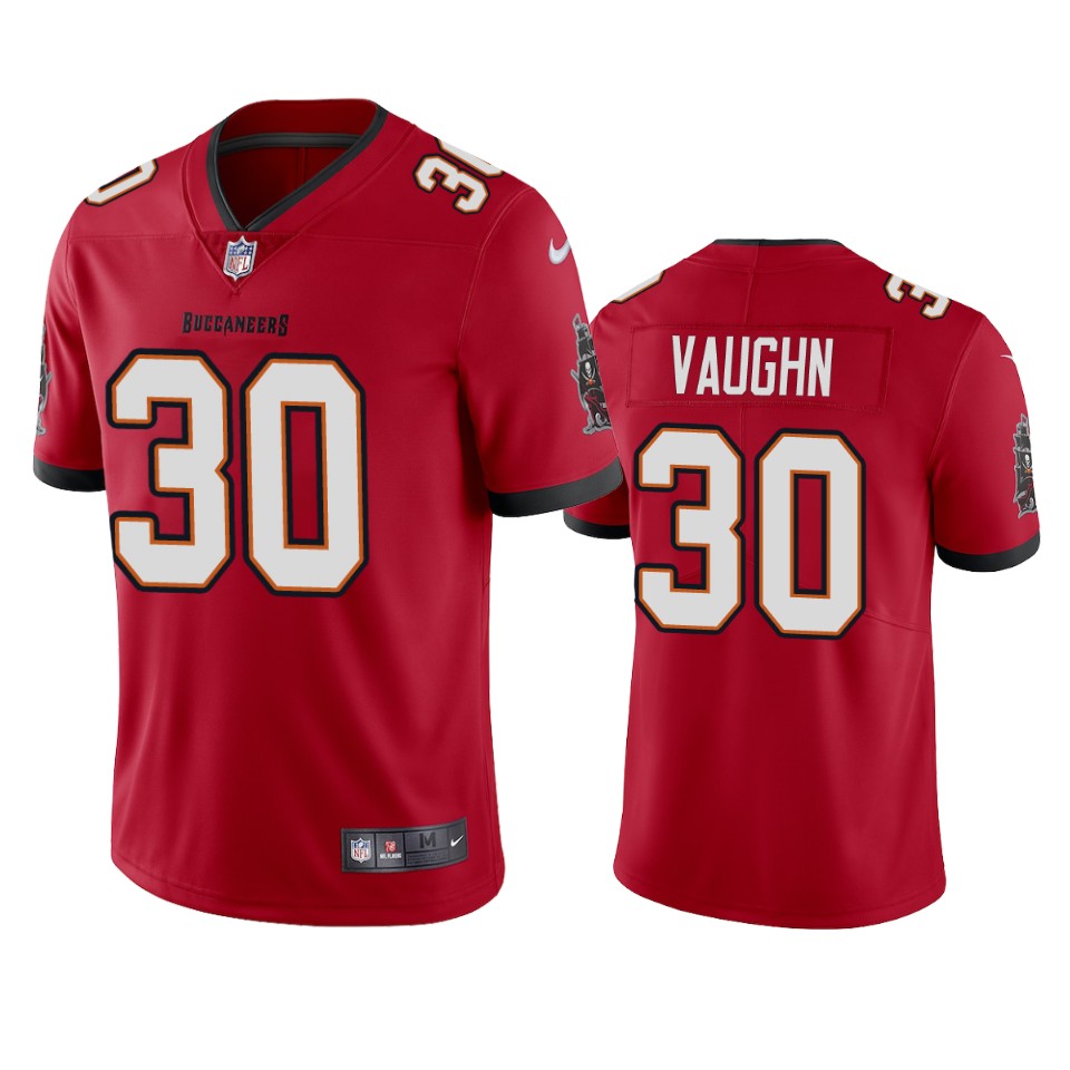 Tampa Bay Buccaneers #30 Ke'Shawn Vaughn New Red Vapor Untouchable Limited Stitched Jersey