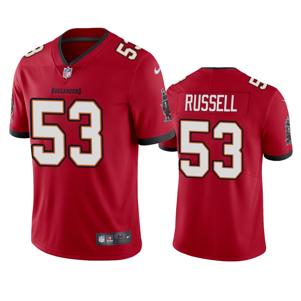 Tampa Bay Buccaneers #53 Chapelle Russell 2020 Red Vapor Untouchable Limited Stitched Jersey