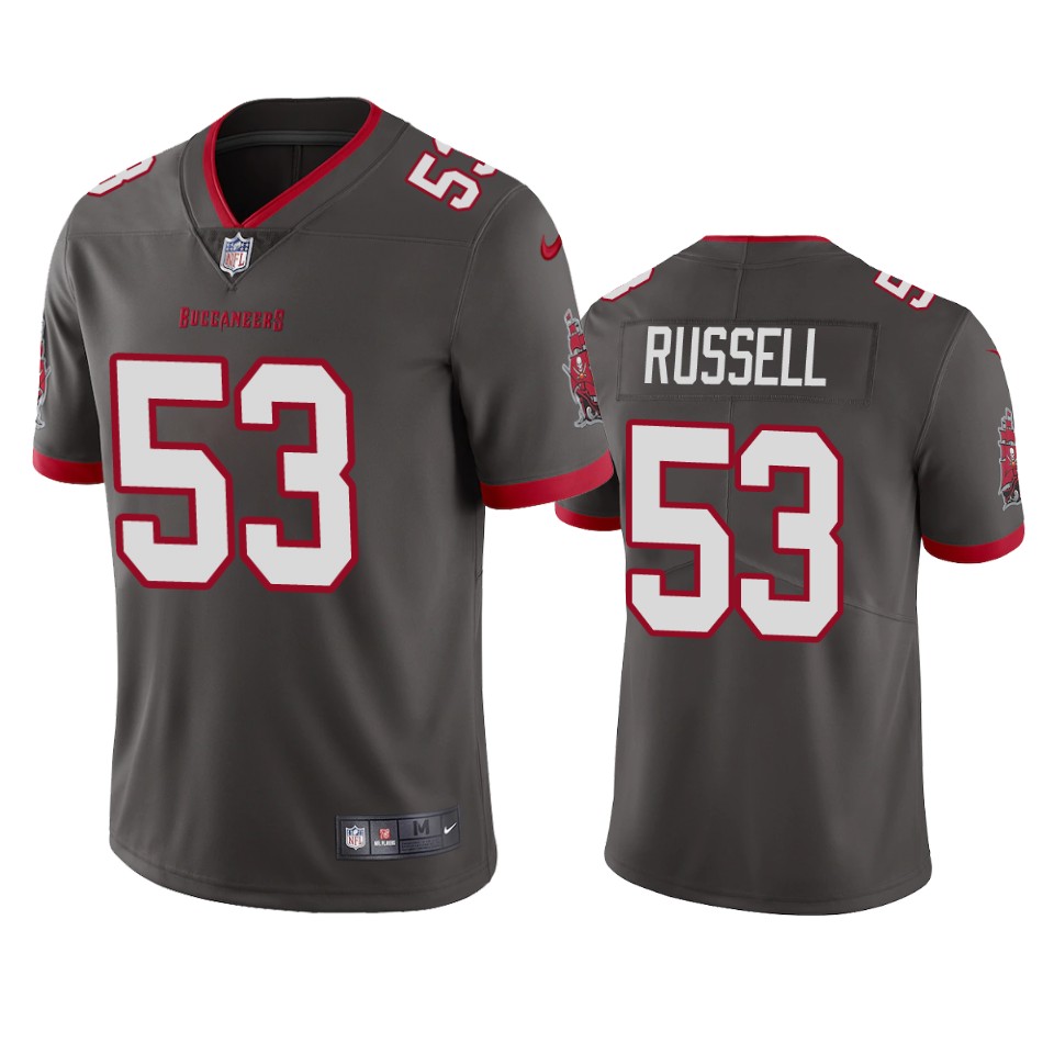 Tampa Bay Buccaneers #53 Chapelle Russell 2020 Grey Vapor Untouchable Limited Stitched Jersey