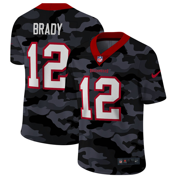 Tampa Bay Buccaneers #12 Tom Brady 2020 Camo Limited Stitched Jersey