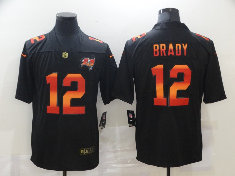 Tampa Bay Buccaneers #12 Tom Brady 2020 Black Fashion Limited Stitched Jersey