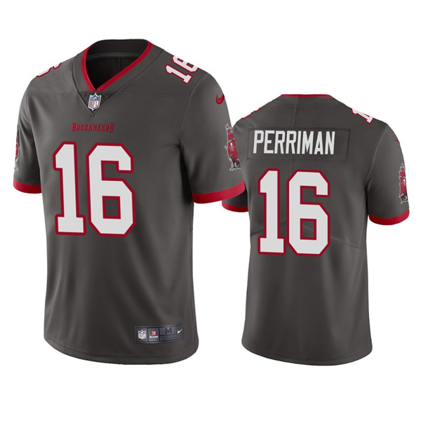 Tampa Bay Buccaneers #16 Breshad Perriman Grey Vapor Untouchable Limited Stitched Jersey