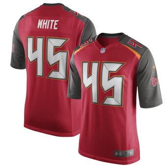 Tampa Bay Buccaneers #45 Devin White Red Stitched Jersey