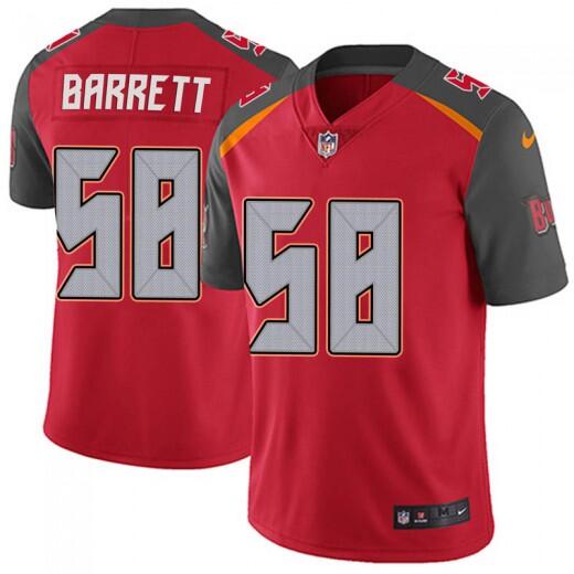 Tampa Bay Buccaneers #58 Shaquil Barrett Red Vapor Untouchable Limited Stitched Jersey