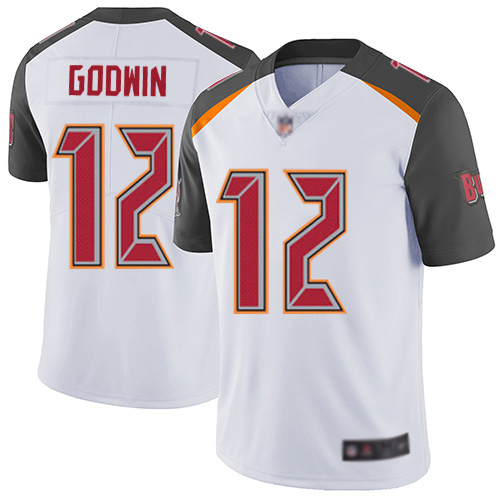 Tampa Bay Buccaneers #12 Chris Godwin White Vapor Untouchable Limited Stitched Jersey