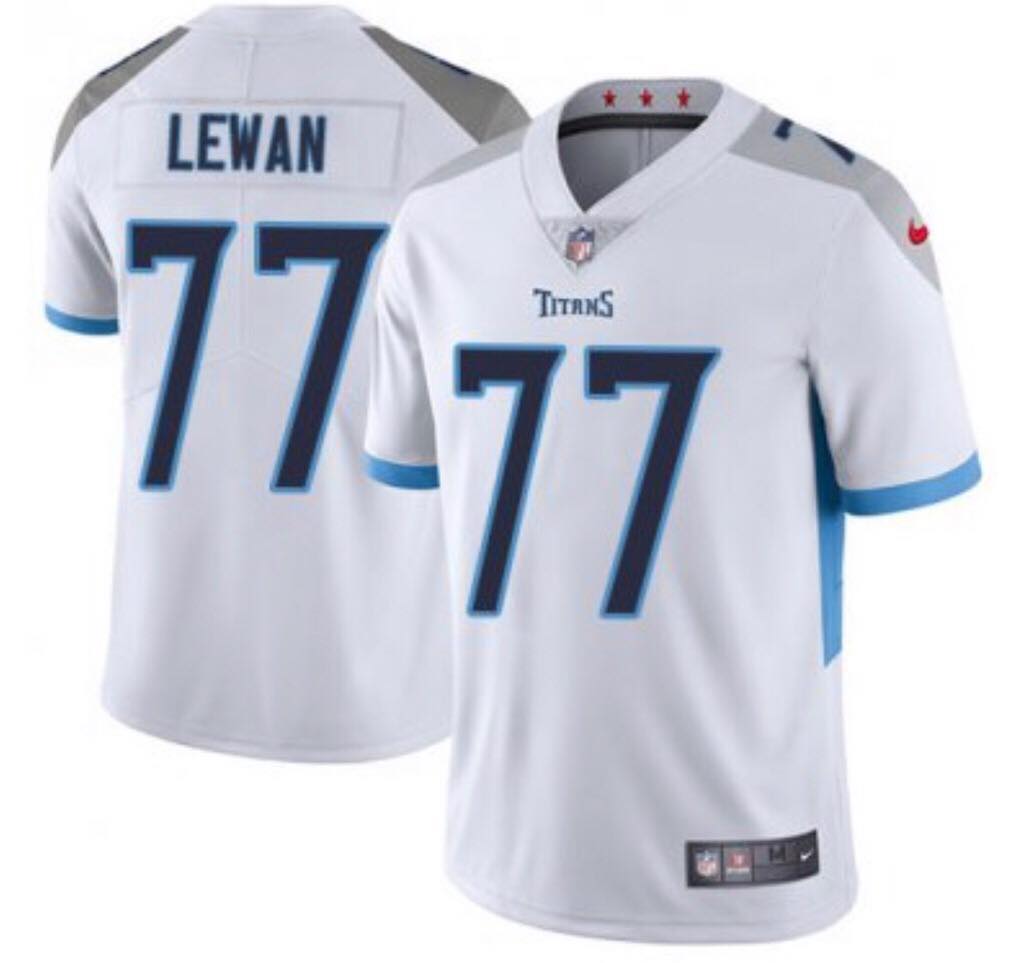 Tennessee Titans #77 Taylor Lewan White Vapor Untouchable Limited Stitched Jersey