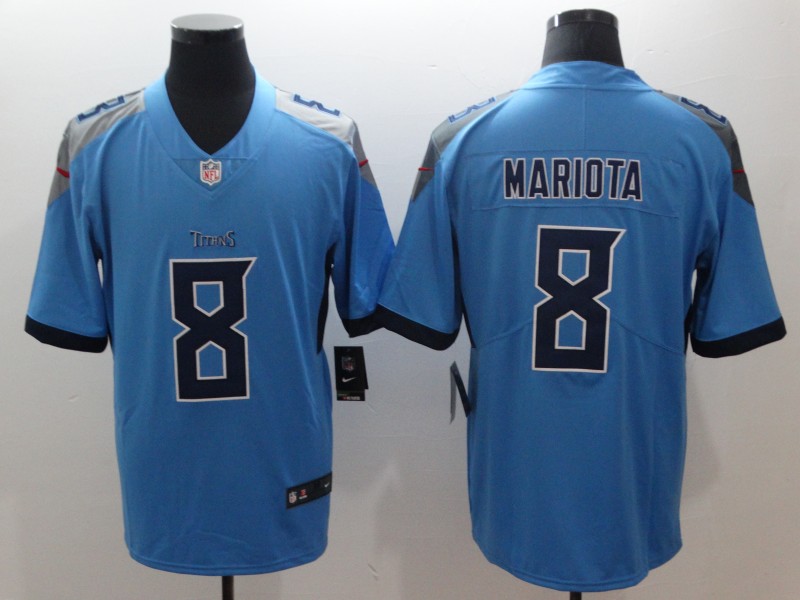 Tennessee Titans #8 Marcus Mariota Navy New 2018 Vapor Untouchable Limited Stitched Jersey