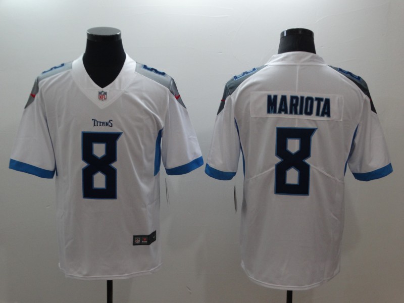 Tennessee Titans #8 Marcus Mariota White New 2018 Vapor Untouchable Limited Stitched Jersey